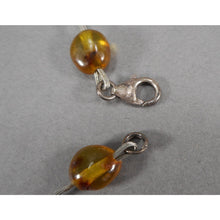 Load image into Gallery viewer, Vintage Natural Genuine Amber Polished Nugget Beads Necklace