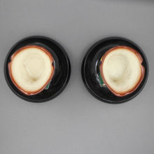 Load image into Gallery viewer, Pair of Vintage Royal Doulton Dick Turpin Ashtrays Match Holders Toby Style Ash Pots
