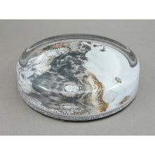 Load image into Gallery viewer, Vintage Glass Louis Icart Paperweight Art Deco Era Print - " Thais ", circa 1920 - Woman with Leopards - Hand Cast Glass - Fine Art Collectibles - Gift for Icart Collectors