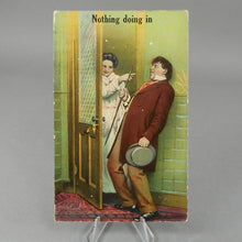Load image into Gallery viewer, Lot of 7 Antique Vintage Original Post Cards - Funny Love Theme Greetings - circa 1910 - Used and Unused - People Couples Humor Naughty Nice