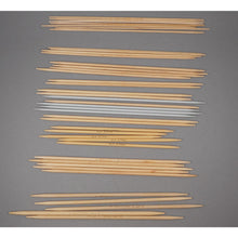 Load image into Gallery viewer, Brittany Knitting Needle Set with Roll Up Fabric Case Lot of 75, Wood, Bamboo, Nylon, Double Point