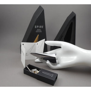 Finell Spire Wall Hook  - Aluminum, Chrome Finish - Medium Size - Brand New in Box with Hardware