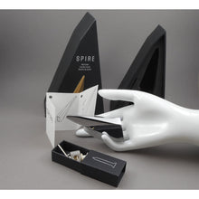 Load image into Gallery viewer, Finell Spire Wall Hook  - Aluminum, Chrome Finish - Medium Size - Brand New in Box with Hardware