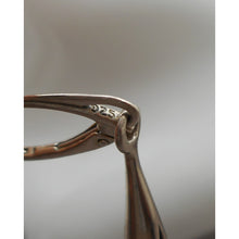 Load image into Gallery viewer, Vintage Handmade Enchante Jewelry Sterling Silver Dangle Earrings - Blue and Gold Calla Lily Flower Design - French Wires for Pierced Ears