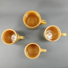Load image into Gallery viewer, 4 Vintage Veronique Pichon French Rose Design Mugs - Artisan Pottery, Uzes, France