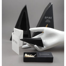 Load image into Gallery viewer, Finell Spire Wall Hook  - Aluminum, Black Finish - Medium Size - Brand New in Box with Hardware