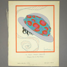 Load image into Gallery viewer, Antique 1913 Georges Lepape Pochoir (Stencil) Gazette du Bon Ton French Fashion Magazine Plate Original Print