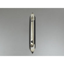 Load image into Gallery viewer, Vintage Handmade Eileen Sutton Point Bar Pin - Signed US Artisan Brooch - C 1990 Post Modern Style Jewelry Bronze Black Red Green Blue Resin