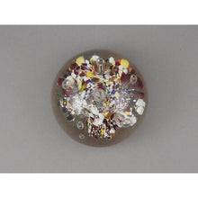 Load image into Gallery viewer, Excellent Antique Art Glass Paperweight - Handmade, Multicolor with Gold &amp; Bubbles