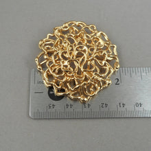 Load image into Gallery viewer, Large Pristine Vintage 1960s Signed Napier Brooch Pin - Tangled Gold Jewelry Collection, Circa 1965