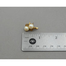 Load image into Gallery viewer, Vintage 1970s Richelieu Earrings - Gold Tone, Faux Pearl - Stud Pierced Post - Signed Designer Estate Costume Jewelry