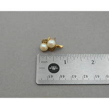 Load image into Gallery viewer, Vintage 1970s Richelieu Earrings - Gold Tone, Faux Pearl - Stud Pierced Post - Signed Designer Estate Costume Jewelry