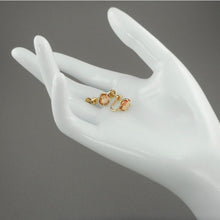 Load image into Gallery viewer, Pair of Tiny Vintage 12K Gold Filled Carved Shell Cameo Screw Back Earrings