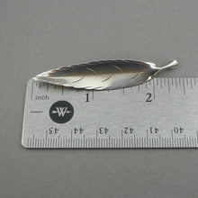 Load image into Gallery viewer, Vintage Handmade circa 1950 Stuart Nye Sterling Silver Brooch - Retro / Mid Century Modern Era Leaf Design Pin - Signed Fine Estate Jewelry