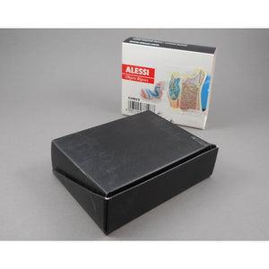 Alessi Belt Buckle Toothpaste and Cosmetic Tube Squeezer, Press - Alessi, Italy - Chrome Plated Metal - New in Box