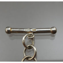 Load image into Gallery viewer, Vintage Lucas Lameth Abalone Shell and Sterling Silver Link Bracelet - Signed LUC 925