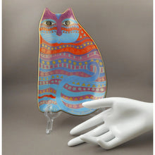 Load image into Gallery viewer, New Unused Laurel Burch Cat Plate Spoon Rest -  Kaytie or Dina - Ceramic Tray by Wine Things