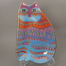 Load image into Gallery viewer, New Unused Laurel Burch Cat Plate Spoon Rest -  Kaytie or Dina - Ceramic Tray by Wine Things
