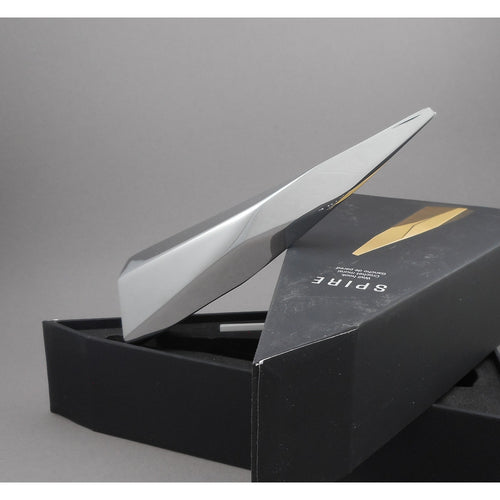 Finell Spire Wall Hook  - Aluminum, Chrome Finish - Large Size - New in Box with Hardware