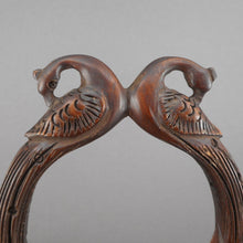 Load image into Gallery viewer, Antique or Vintage Hand Carved Wood Peacock Bird Bangle Bracelet Handmade Ethnic Animal Figural Jewelry