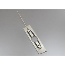 Load image into Gallery viewer, Vintage Handmade Eileen Sutton Mid Hole Bar Pin - US Artisan Studio Jewelry Brooch - C 1990 Post Modern Style - Silver Black White Green Resin