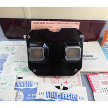 Load image into Gallery viewer, Vtg 1950s Sawyers View-Master Toy Black Bakelite with Library Box Case 14 Reels