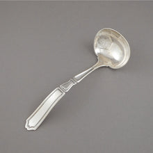 Load image into Gallery viewer, Antique circa 1915 Sterling Silver Gravy Sauce Ladle - Gorham St. Saint Dunstan Plain - No Monogram