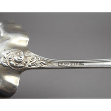 Load image into Gallery viewer, Antique Dominick &amp; Haff Bon Bon or Nut Serving Spoon - Sterling Silver, Louis XIV Pattern - Victorian Era, circa 1890 - Fine American Silver