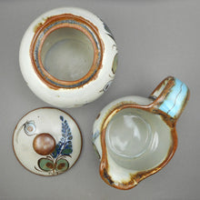 Load image into Gallery viewer, Vtg Ken Edwards Bird Design Creamer and Sugar Bowl Set - Artisan Pottery Mexico