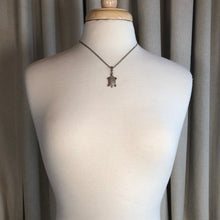 Load image into Gallery viewer, Vintage Southwestern Style Sterling Silver Necklace Turtle Pendant with an 18" Anchor / Mariner / Marina Link Chain