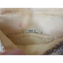 Load image into Gallery viewer, Antique VIntage Art Deco Era Beaded Evening Purse - Circa 1920 / 1930 - White Czech Glass Seed Beads Czechoslovakia