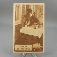 Load image into Gallery viewer, Lot of 7 Antique Vintage Original Post Cards - Funny Love Theme Greetings - circa 1910 - Used and Unused - People Couples Humor Naughty Nice