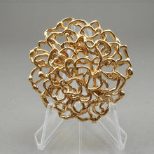 Load image into Gallery viewer, Large Pristine Vintage 1960s Signed Napier Brooch Pin - Tangled Gold Jewelry Collection, Circa 1965