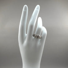 Load image into Gallery viewer, Vintage Southwestern Style Sterling Silver Ring - Size 7 1/4 - Signed CFJ Collins Fine Jewelry - Estate Jewelry Collection