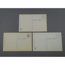 Load image into Gallery viewer, 3 Dayton Ohio Linen Postcards - Unposted - Curteich Chicago - D-9 The Union Station, D-10 The Impressive Skyline, D-11 Greyhound Bus Terminal - Montgomery County News Co.