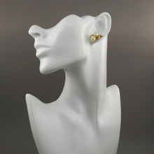 Load image into Gallery viewer, Vintage 1970s Richelieu Earrings - Gold Tone, Faux Pearl - Stud Pierced Post - Signed Designer Estate Costume Jewelry