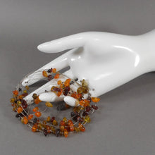 Load image into Gallery viewer, Vintage Natural Genuine Amber Polished Nugget Beads Necklace