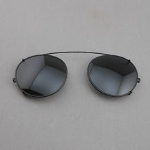 Load image into Gallery viewer, Vtg Giorgio Armani Emporio Black Pilot Aviator Metal Clip-On Sunglasses Frames