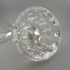Vintage circa 1940 Cambridge Art Glass Seagull Bird Flower Frog Flying Bird Centerpiece