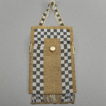 Load image into Gallery viewer, Antique Victorian or Edwardian Micro Beaded Mini Wristlet Purse with Fringe - Kid Glove Leather Lining