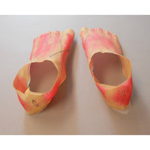 Load image into Gallery viewer, Rare Vintage Frankenstein Monster Halloween Costume Feet - Painted Gauze Fabric