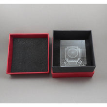Load image into Gallery viewer, Tsinghua University Laser Etched Crystal Glass Cube Paperweight 3D Haidian, Beijing, China Souvenir