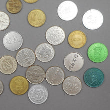 Load image into Gallery viewer, Vintage New Jersey Token Collection - Lot of 40 - Transportation, Casino, Arcade, Chuck E Cheese, Jersey Shore