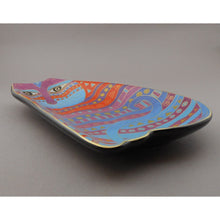 Load image into Gallery viewer, New Unused Laurel Burch Cat Plate Spoon Rest -  Kaytie or Dina - Ceramic Tray by Wine Things