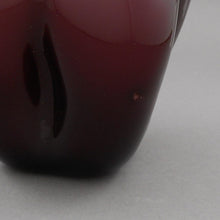 Load image into Gallery viewer, Pepper Paperweight Hand Blown Glass Purple Brown Green Vegetable Garden Theme