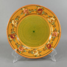 Load image into Gallery viewer, 4 Vintage Handmade Veronique Pichon French Rose Design Salad Dessert 8&quot; Plates - Studio Artisan Pottery, Uzes, France