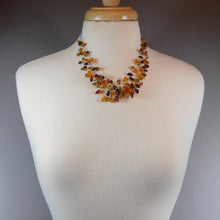 Load image into Gallery viewer, Vintage Natural Genuine Amber Polished Nugget Beads Necklace