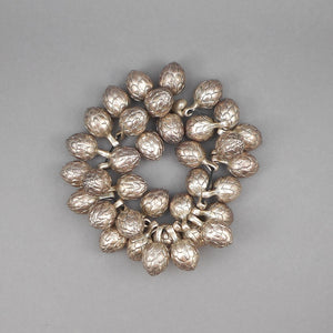 Artichoke Bead Bracelet - Silver Tone or Silverplate Charms, Pendants - Lot for Jewelry and Craft Supplies