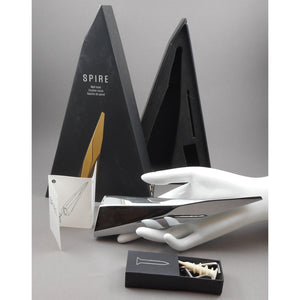 Finell Spire Wall Hook  - Aluminum, Chrome Finish - Large Size - Brand New in Box with Hardware