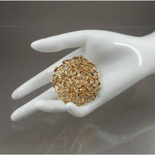 Load image into Gallery viewer, Large Pristine Vintage 1960s Signed Napier Brooch Pin - Tangled Gold Jewelry Collection, Circa 1965